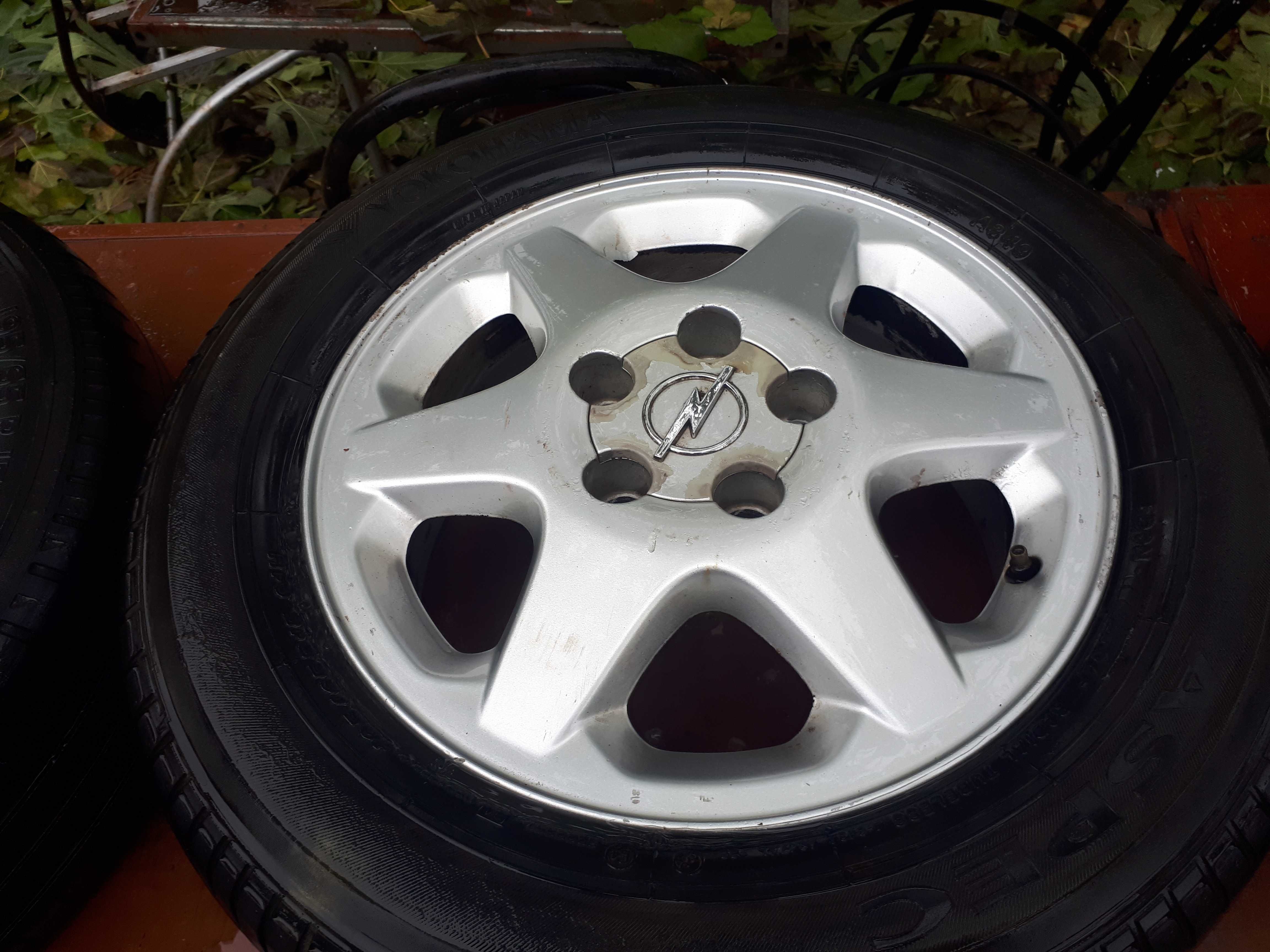 Jante Aliaj+Anvelope Opel  R15-5×110