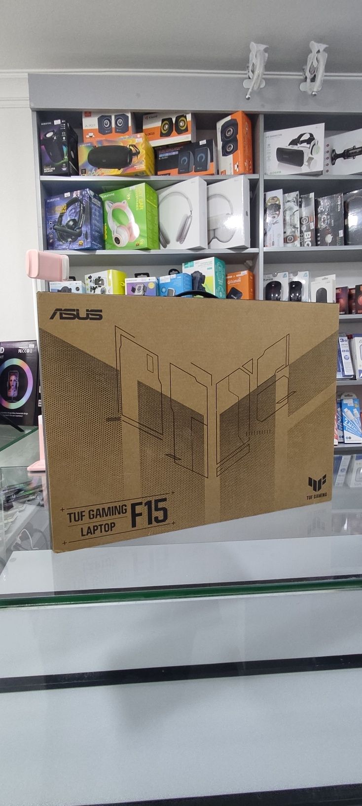 Игровой ноутбук Asus Tuf f15 с полной комплектацией