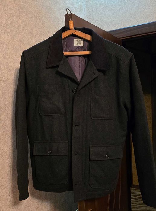 Новая мужская шерстяная куртка Размер 54