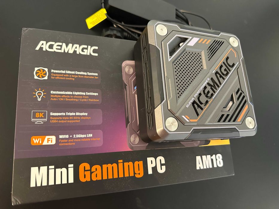 Mini PC Gaming ACEMAGIC AM18, AMD Ryzen 7 8845HS, 32 GB, 1 TB