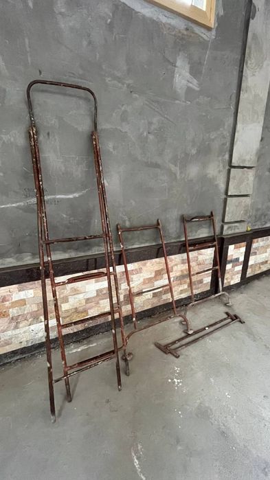 Трехметровая (3метра) раскладная стремянка Советского производства.