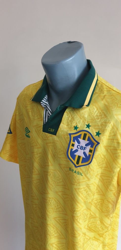 Umbro Brasil 1991 - 1993 Mens Size L ОРИГИНАЛ! Мъжка Тениска!