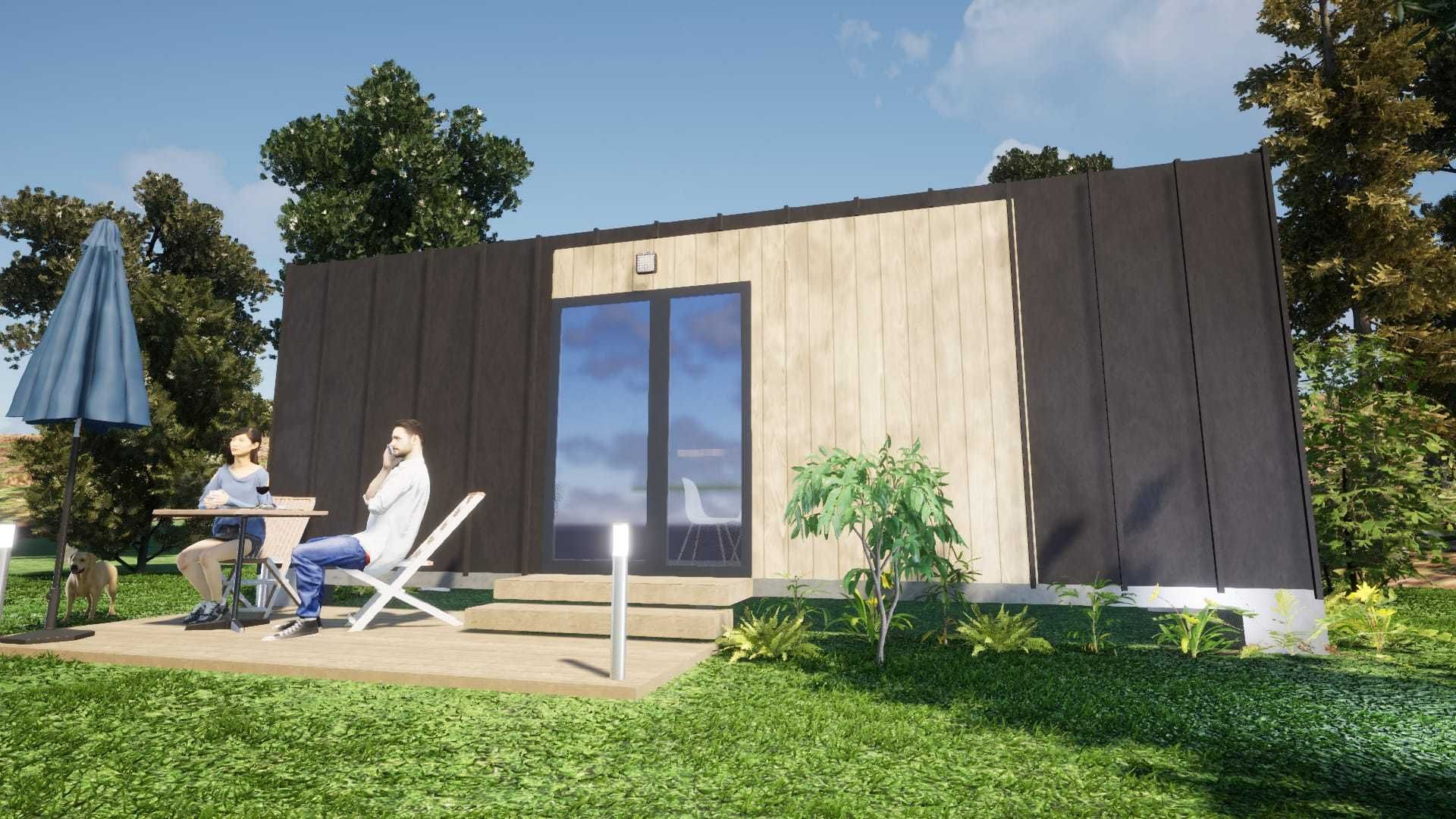 Casa modulara Garsoniera P-18 - SIP120mm Tiny House