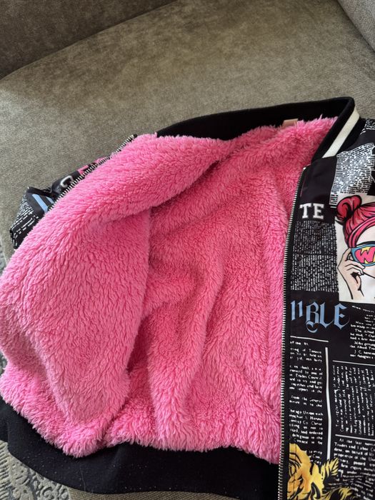 Куртка и бомбер для девочки рост 138