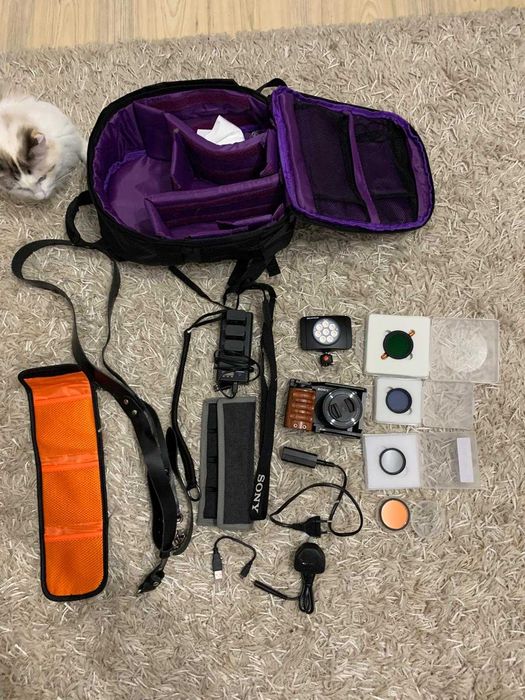 Sony zv e10 + Gimble stabilizator DJI Ronin SC