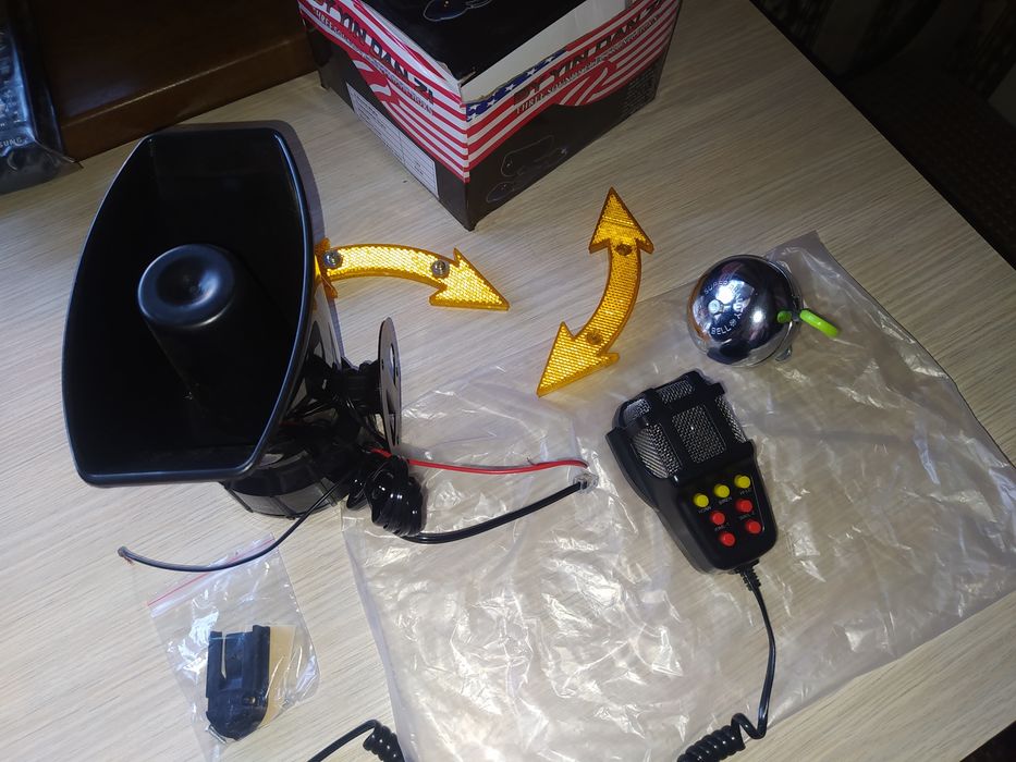 Вело аксессуары. Новые.Сирена.Звонок