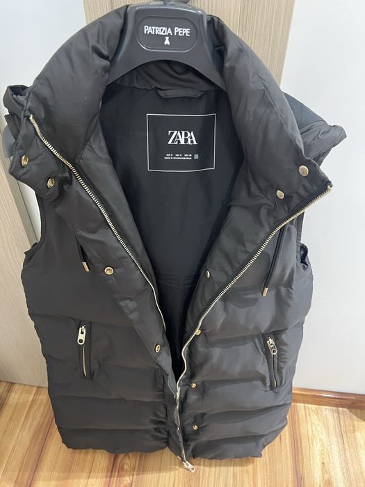 Дамски дълъг елек ZARA