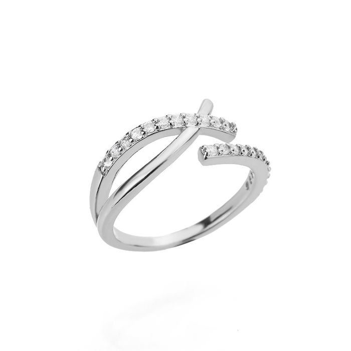 Сребърен пръстен с печат S925 + подаръчна кутийка