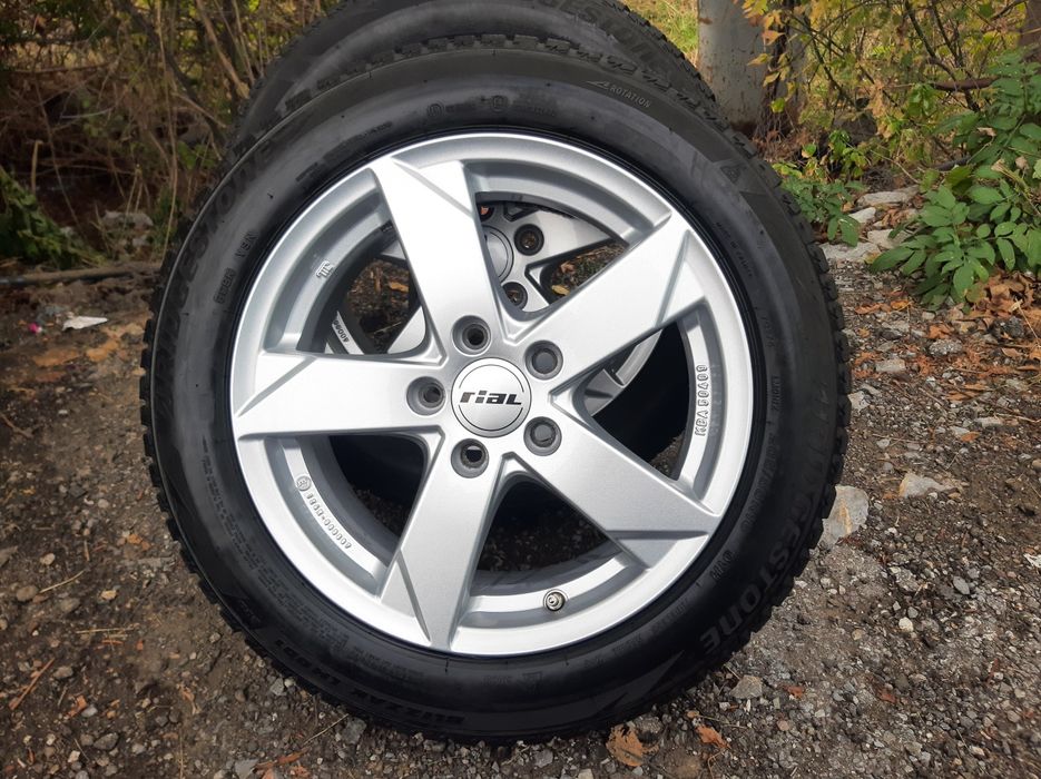 4бр.Лети Джанти с зимни гуми 5х112 ЕТ-48**7J-16цола за VW-ФОЛКСВАГЕН