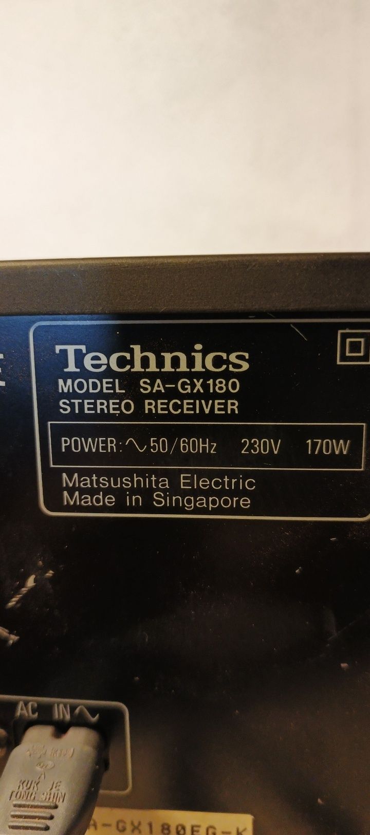 Receiver Amplituner Technics SA GX 180
