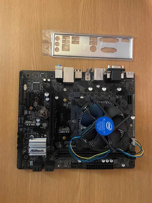 Placa de baza Asrock H410M-HDV/M.2 cu cpu Intel Core i5 10400 2.9Ghz