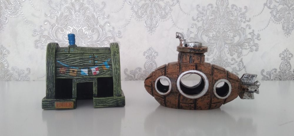 Декорации, гроты для аквариума