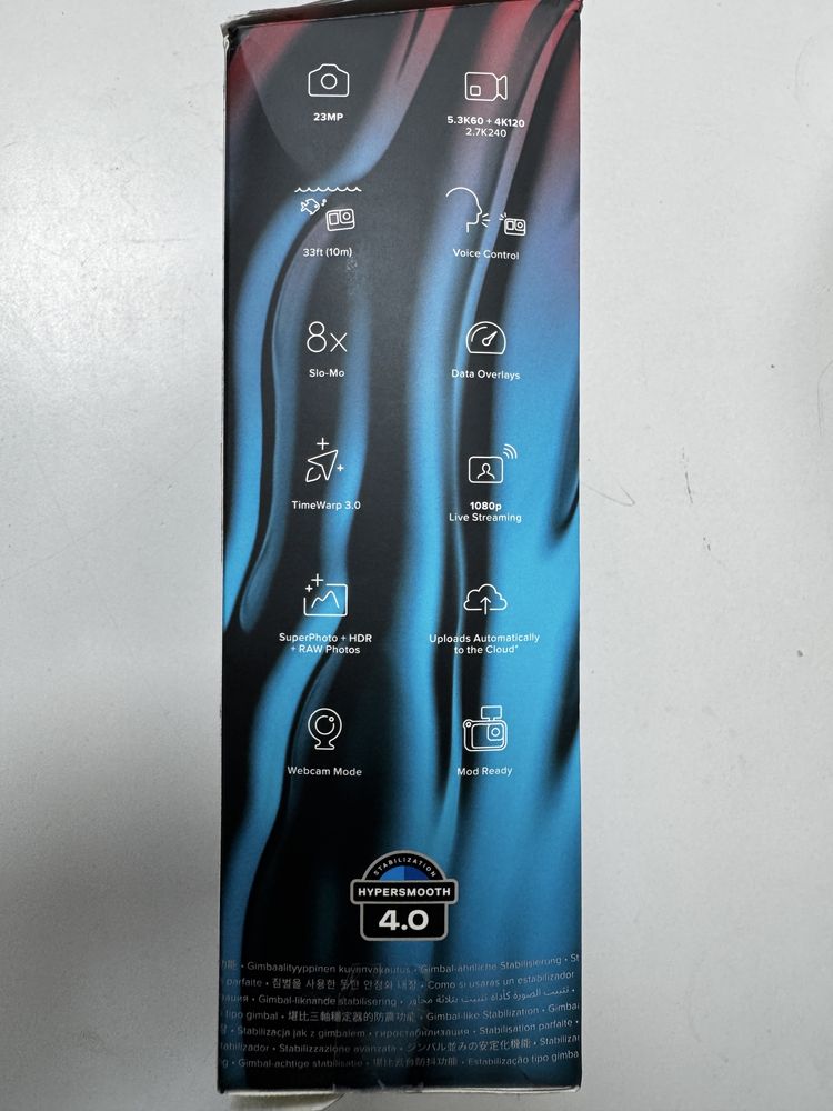 Go Pro 10, 23MP, 5.3K, GP2, Fullbox, Nou