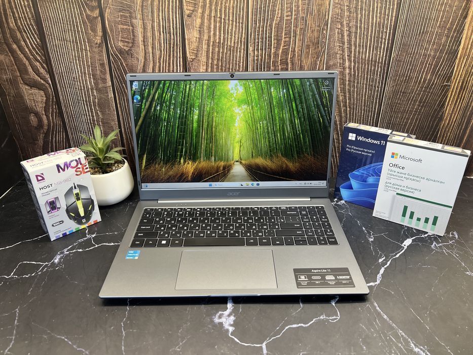 Ноутбук для работы Aspire Lite 15 | Pentium Silver N6000 | 8GB | 256GB