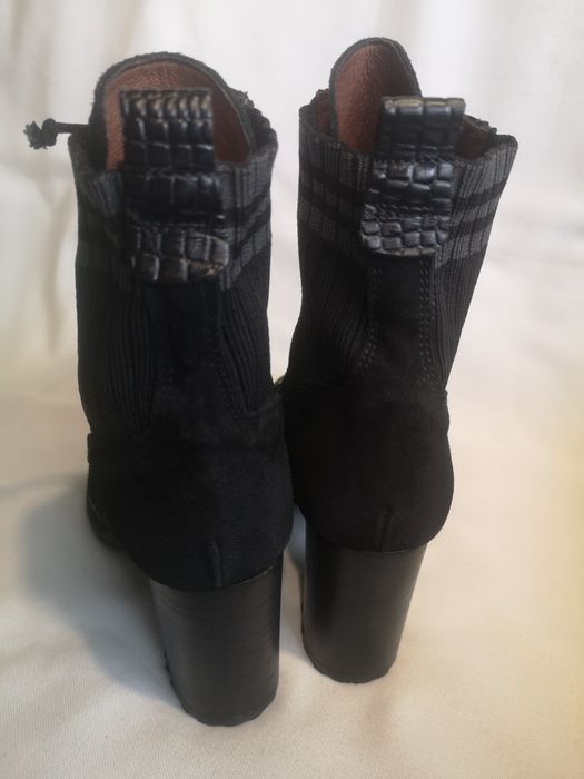 Hispanitas, дамски боти естествен велур, номер 36