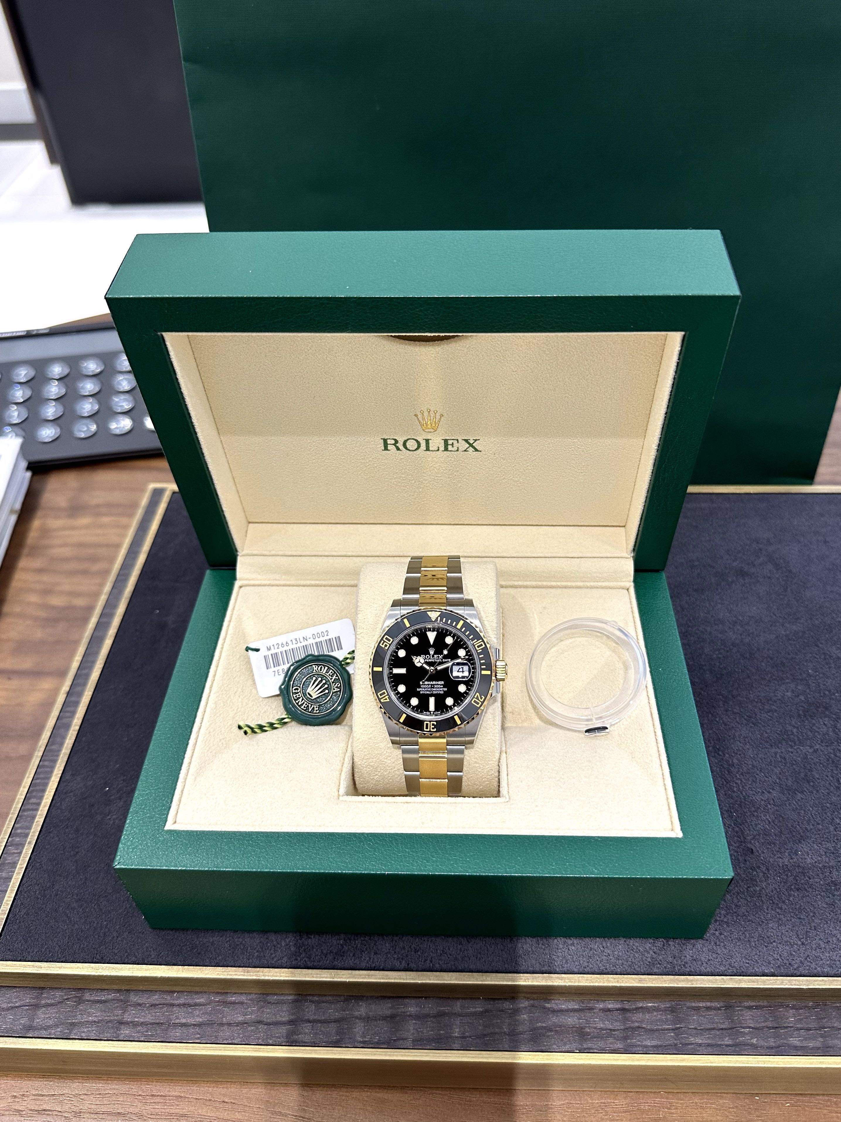 Rolex Submariner Date 41 mm Steel and Yellow Gold 126613ln