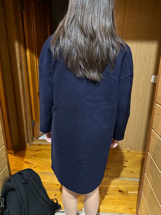 Теплое пальто из шерсти