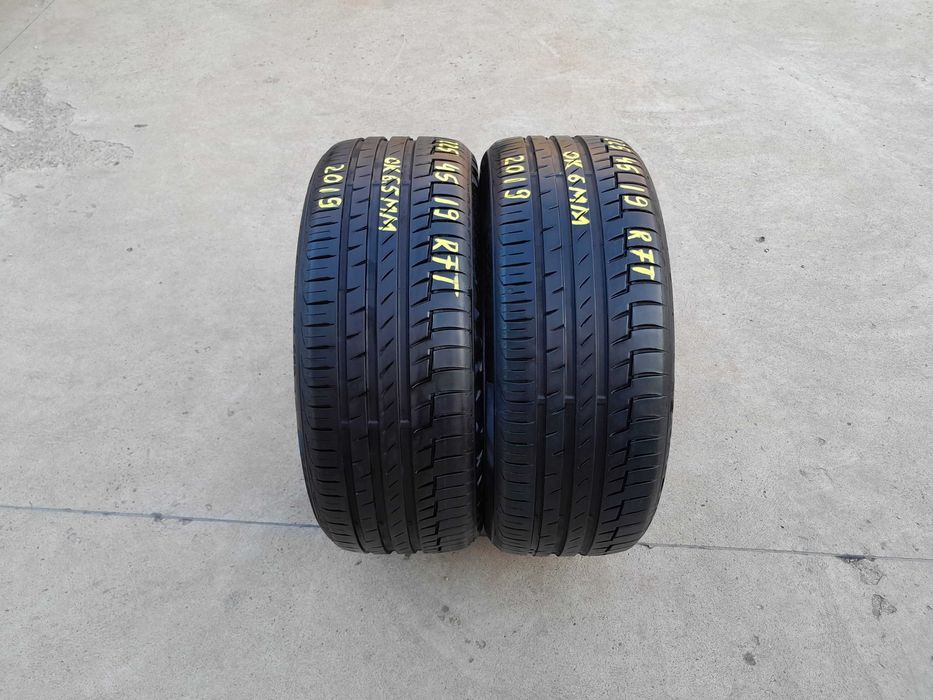 Doua anvelope de vara 225 45 19 continental premiumcontact 6 run flat