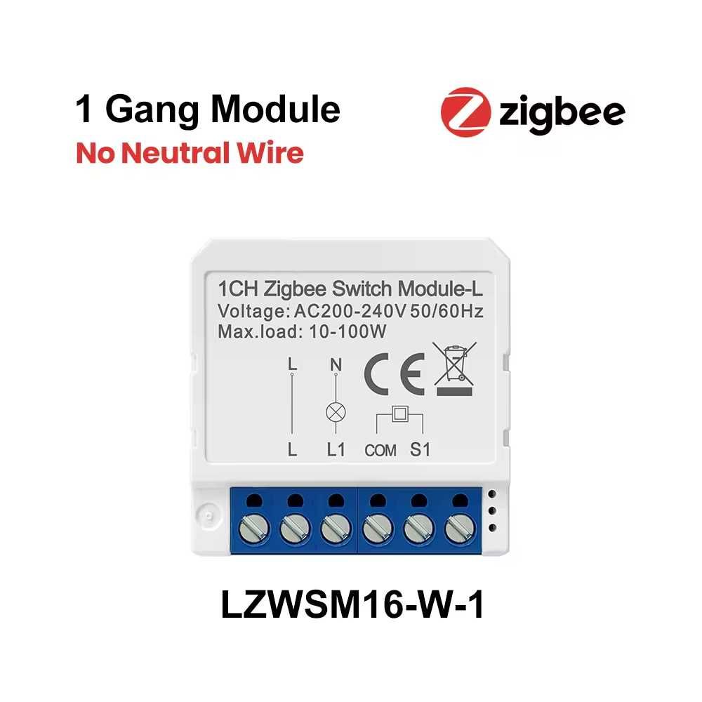 AVATTO LZWSM16 Zigbee модул ∎ БЕЗ НУЛА ∎ за осветление 1|2|3 канала