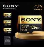Card Memorie 2TB, 1TB, 512GB, SONY GOLD PREMIUM UltraRapid 4K,