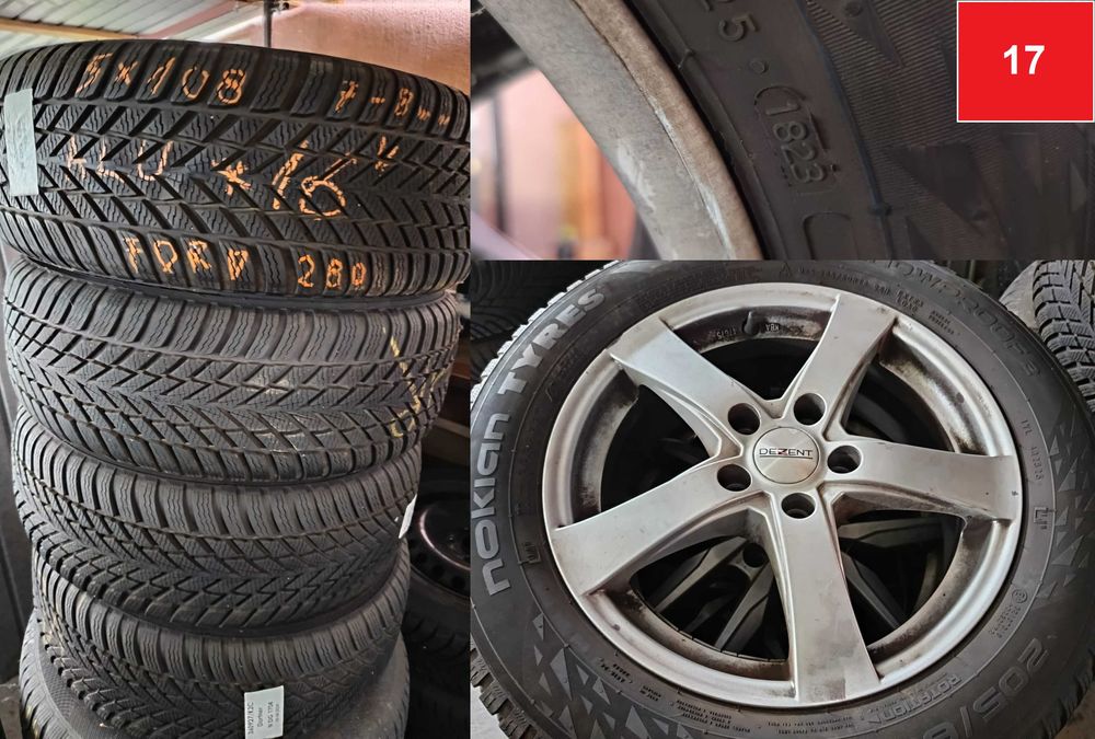 Roti aliaj VW SEAT AUDI SKODA FORD OPEL 205 60 16 215 65 17 5x112