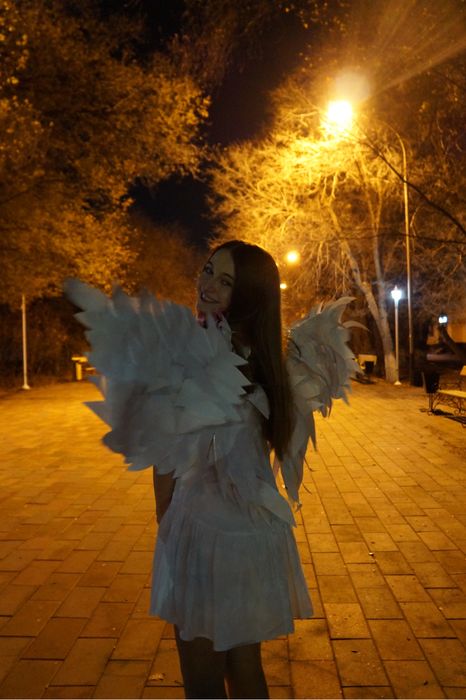 Крылья ангела бумажные ручная работа