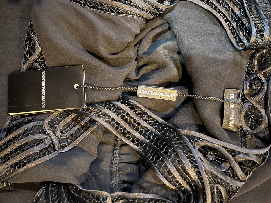 Emporio Armani копринена рокля