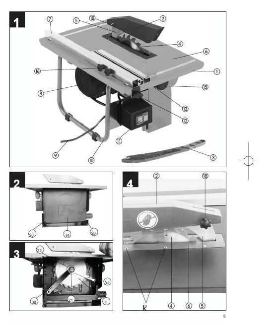 Настолен  EINHELL LE-PTK 800 Germany