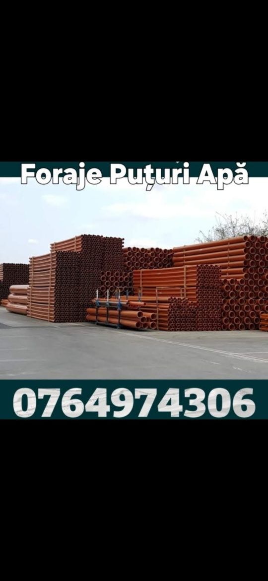 Foraje puțuri super oferta