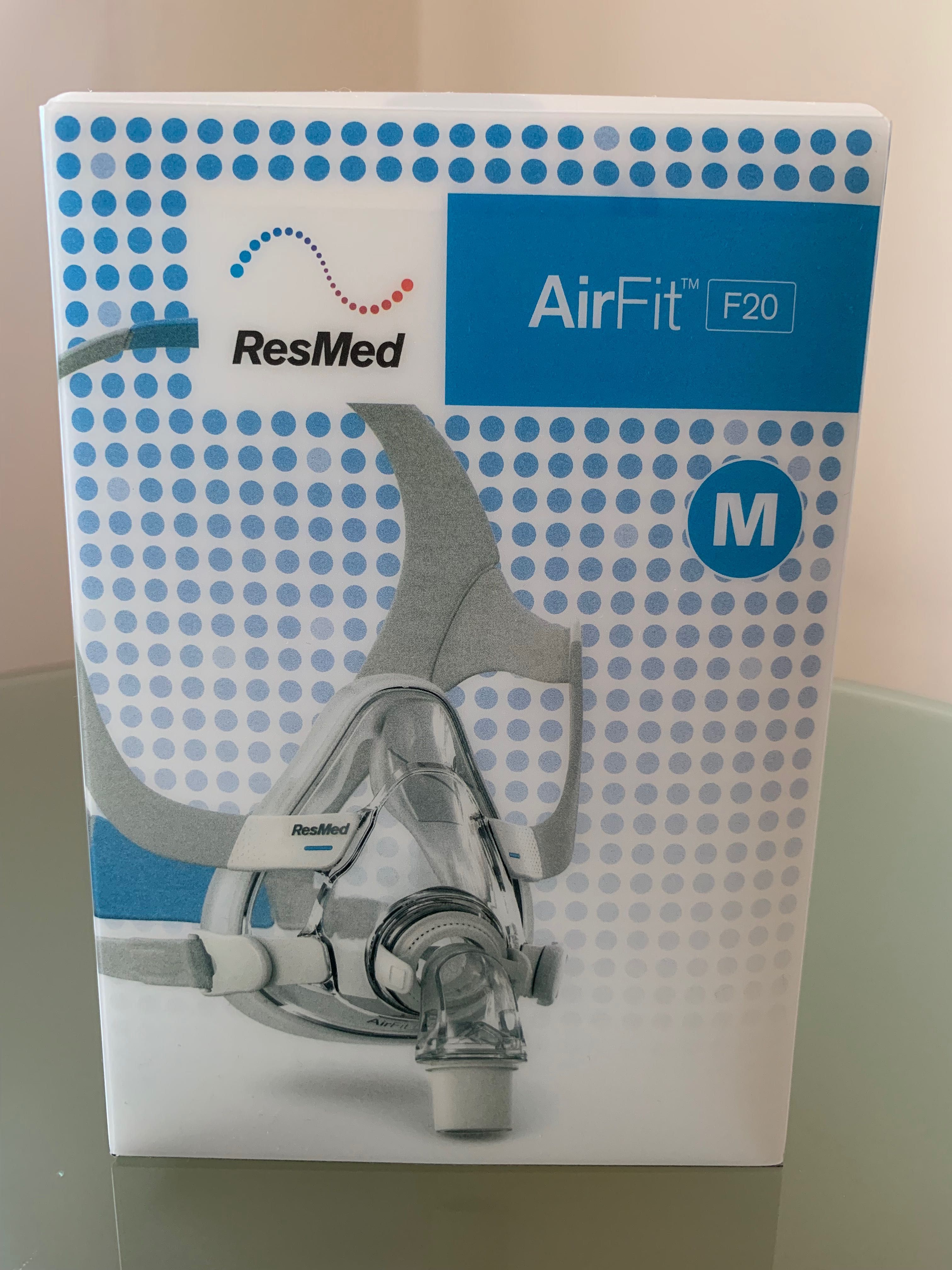 ResMed AirFit F20, - Mască Full CPAP - Masca foarte plăcută! Sigilată!