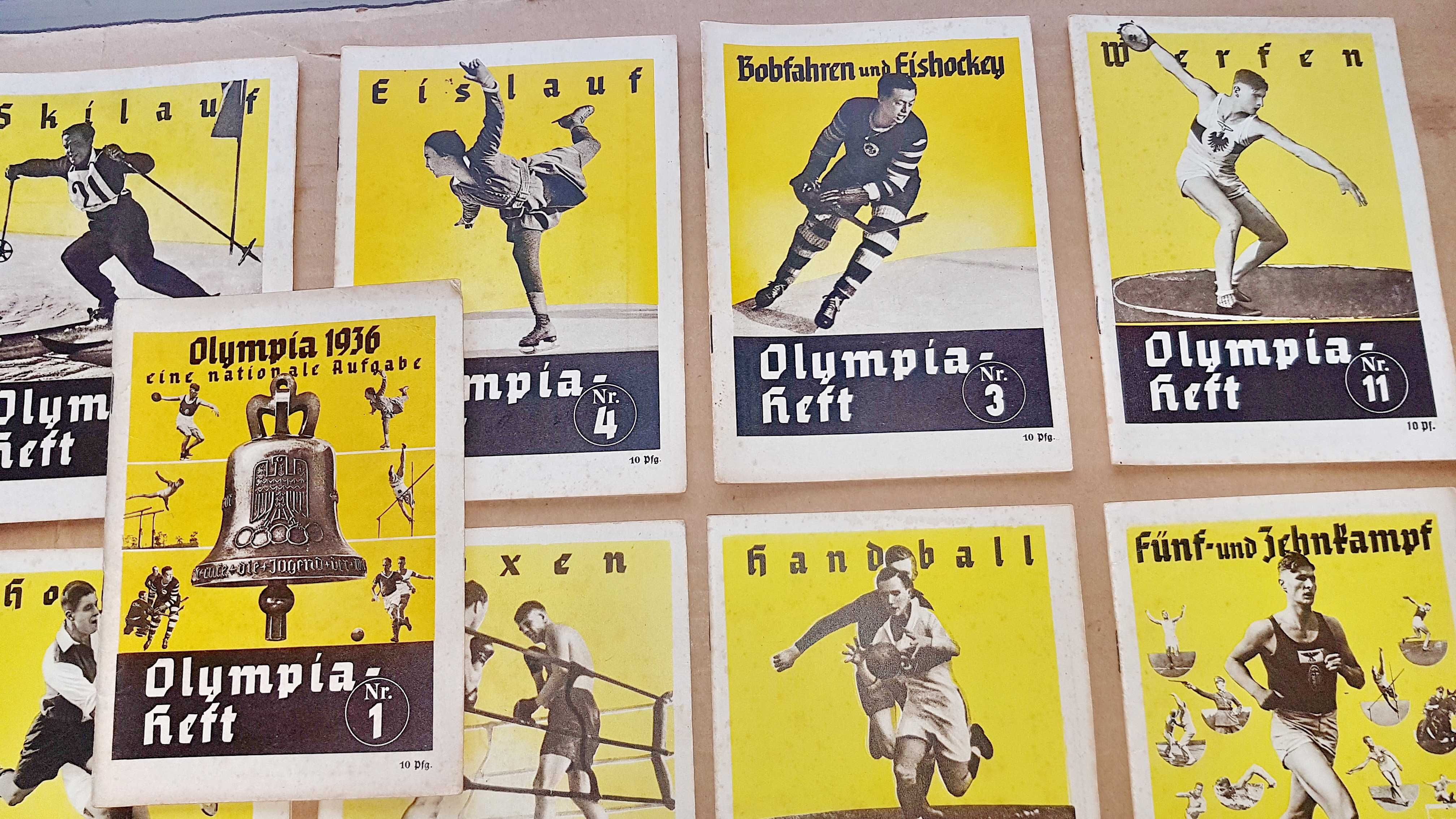 E888-I-Olimpia 1936 Germania 19 Brosuri Discipline.