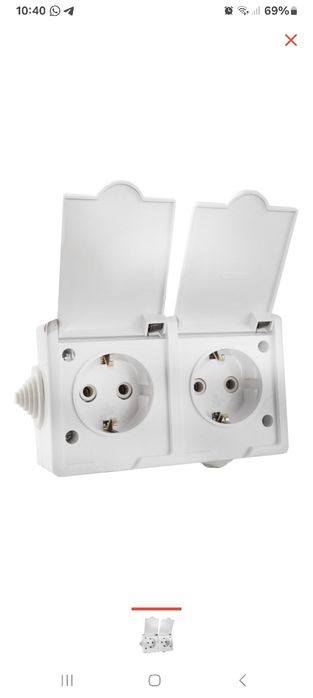 розетки накладная