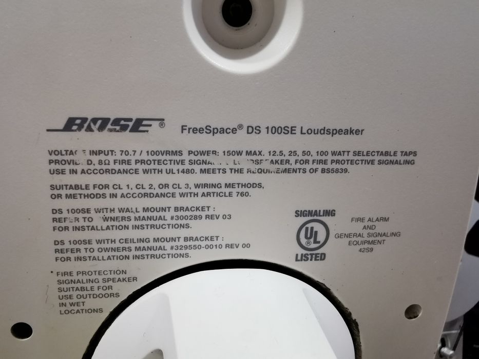 Bose DS100 SE boxe de exterior/interior