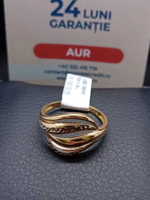 Inel aur 14k 2.43g (B.24388 AG31 Barboi) Garantie 2 ani!