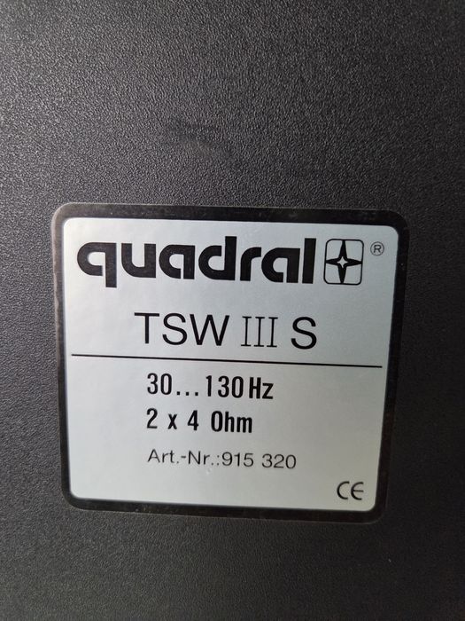 Subwoofer pasiv Quadral TSW III S