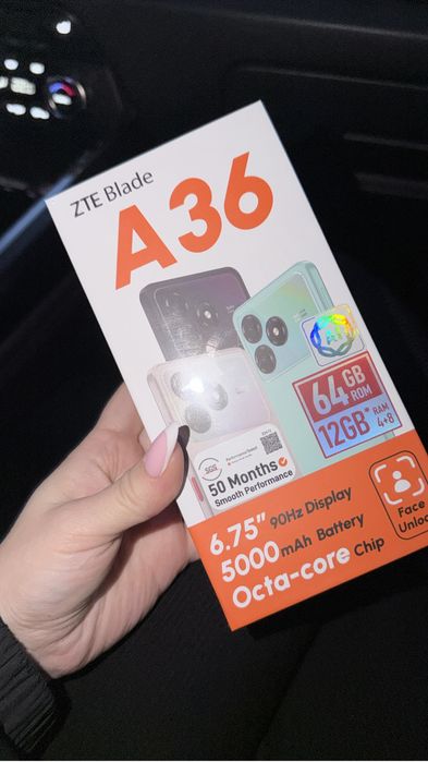 Zte a 36 новый даже не открывали упаковку