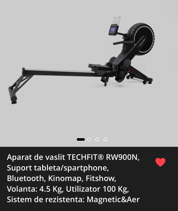 Aparat de vâslit TECHFIT RW900N – ca nou, preț redus!