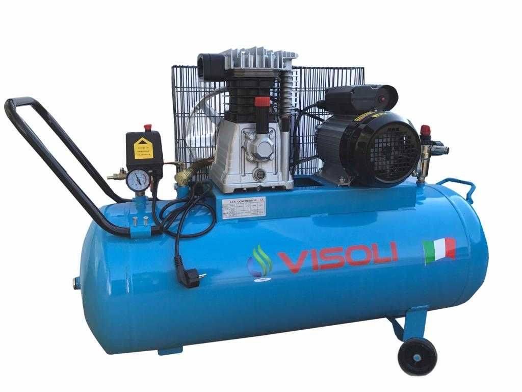 Compresor aer profesional  200L, Visoli, 10bar,220V,bobinaj cupru