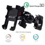 Suport Telefon Moto Motocicleta cu încărcare rapidă Qc 3.0