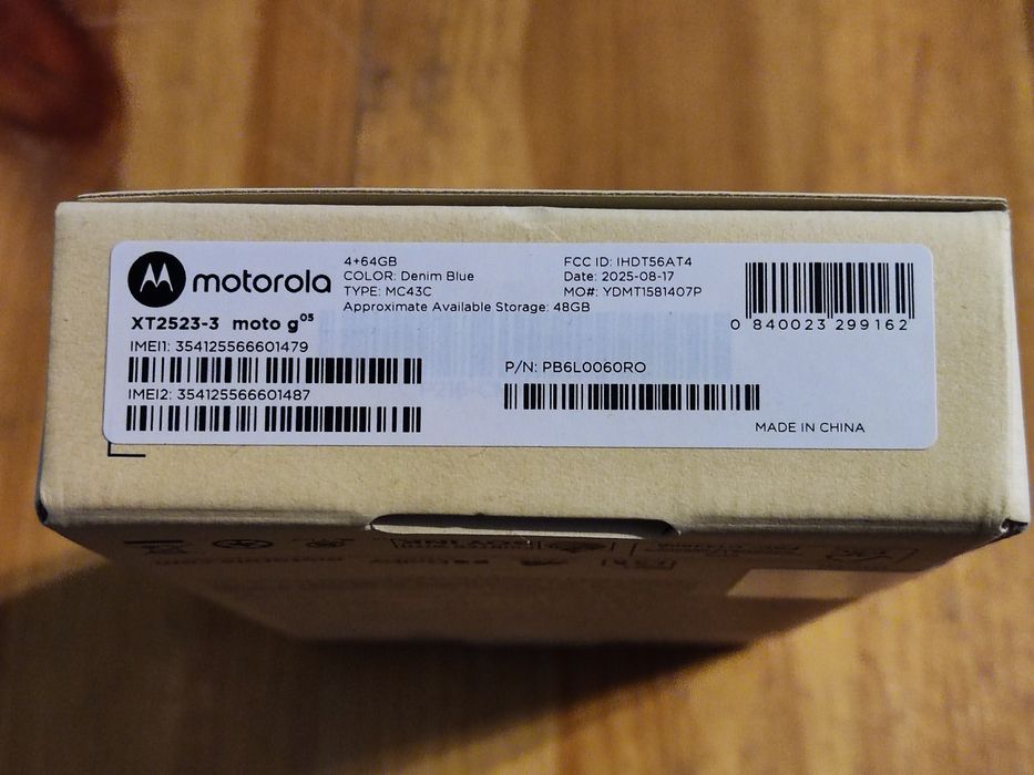 Motorola G05 64gb 4gb