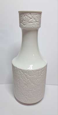 Vaza eleganta Hutschenreuther portelan alb stil Optical Art cca 1965