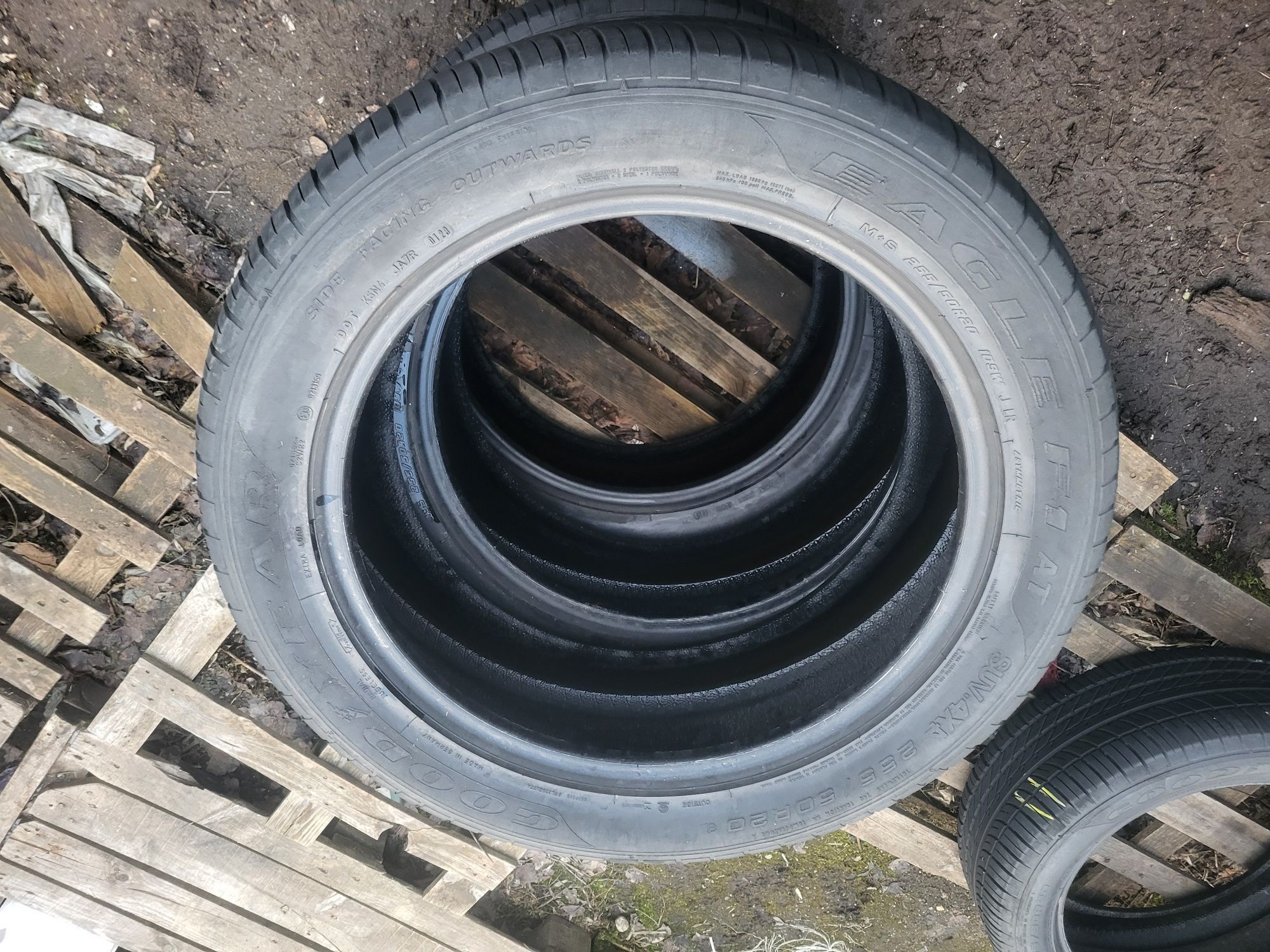4бр. 255 50 20 Goodyear летни.