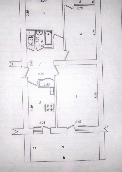 Продается квартира под нежилое Ц-1