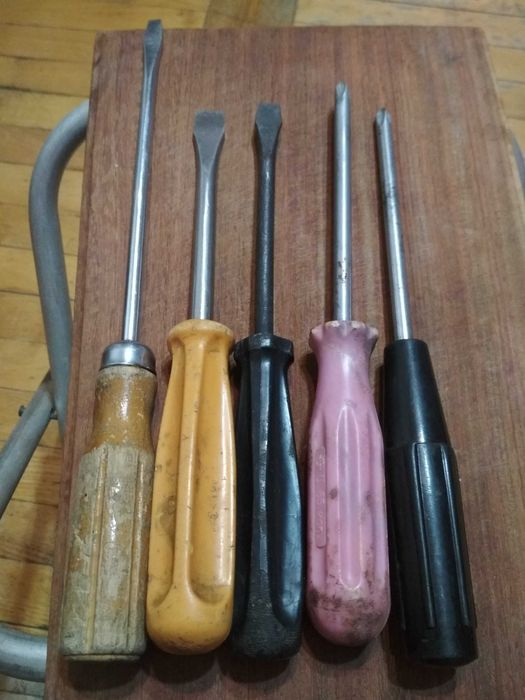 Отвертки. Пассатижи. Советское.