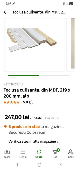 Usa culisanta alba cu toc