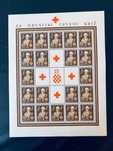 Blocuri timbre Croatia 1941 "Crucea rosie"
