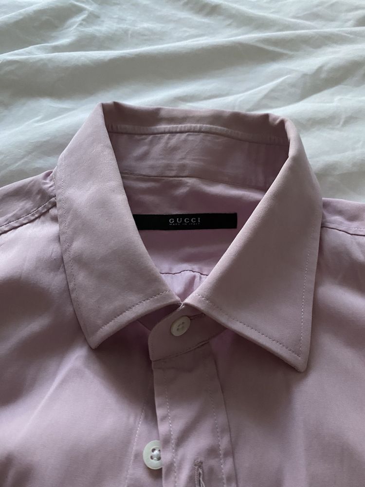 Официална Оригинална Розова Риза на Gucci