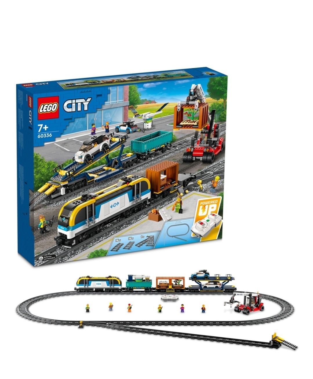 LEGO Товарный поезд 60336, деталей 1153 шт
