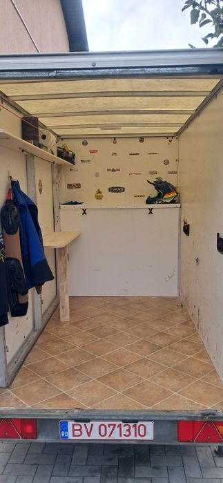 REZERVATA Remorcarosata inchisa/rulota ideal moto,atv, pescuit; schimb