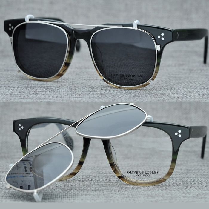 Oliver Peoples 5236. Clip On. Оптические, солнцезащитные очки 2 в 1.